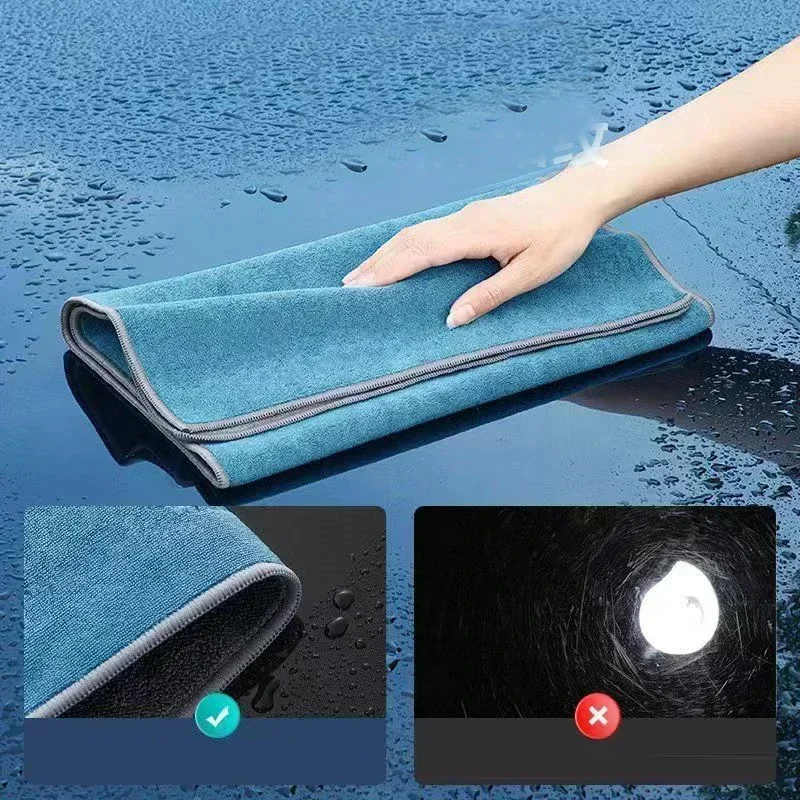Microfiber Car Drying Towel Super Absorbent - Pluszowa Ściereczka z Mikrofibry Krótkowłóknistej Super