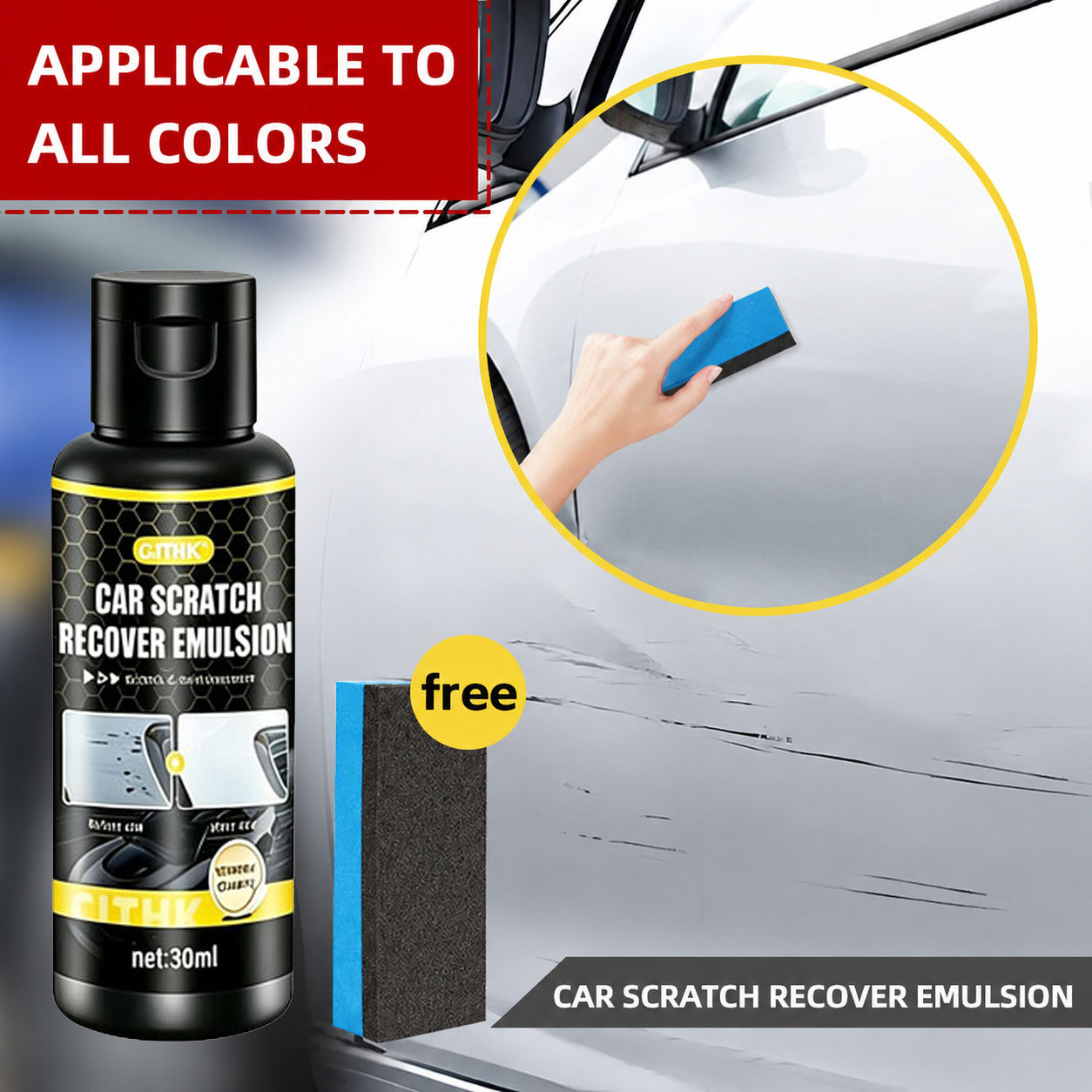 Car Scratch Repair Polishing Wax Paste - Środek do usuwania zarysowań z lakieru