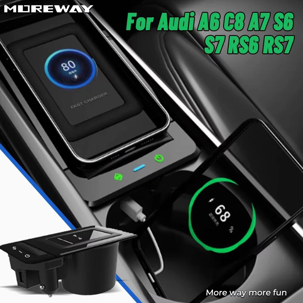 Wireless Car Charger Mount Fast Charging - Uchwyt na telefon Moreway z szybkim