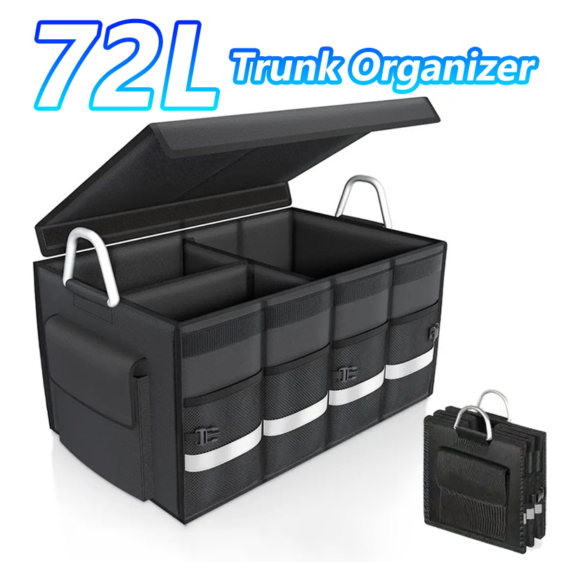 Car Trunk Organizer Foldable Storage Box - Wytrzymały organizer do bagażnika samochodowego o