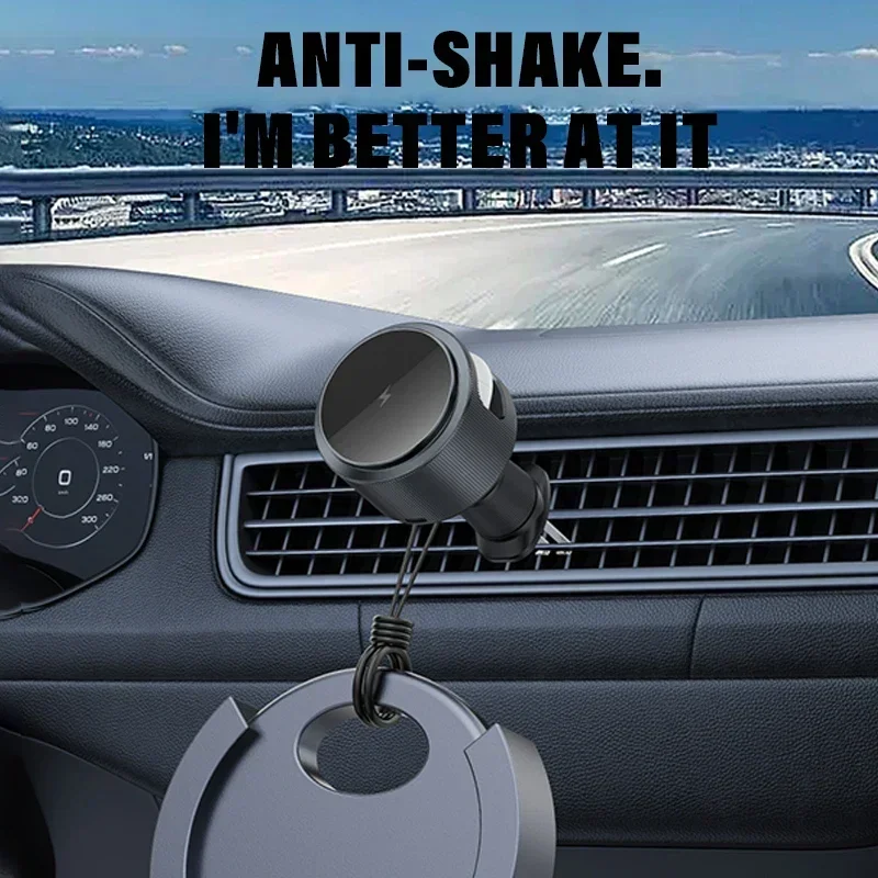 Wireless Car Charger Mount Fast Charging - Magnetyczna, bezprzewodowa ładowarka samochodowa 2 w