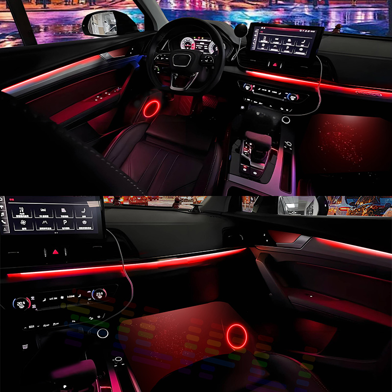 Światła LED Ambient do Hyundai – Led Ambient Interior Car Lights App Control recenzja i cena