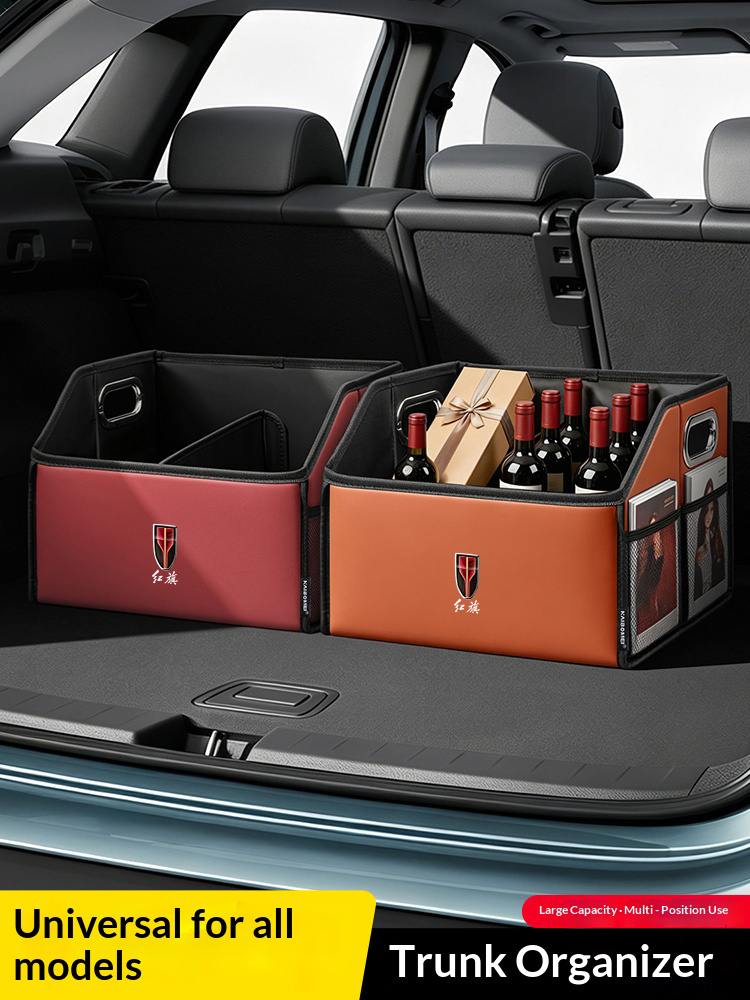 Dla HongQi H5 H7 HS5 E-HS3 HS7 – Car Trunk Organizer Foldable Storage Box recenzja i cena