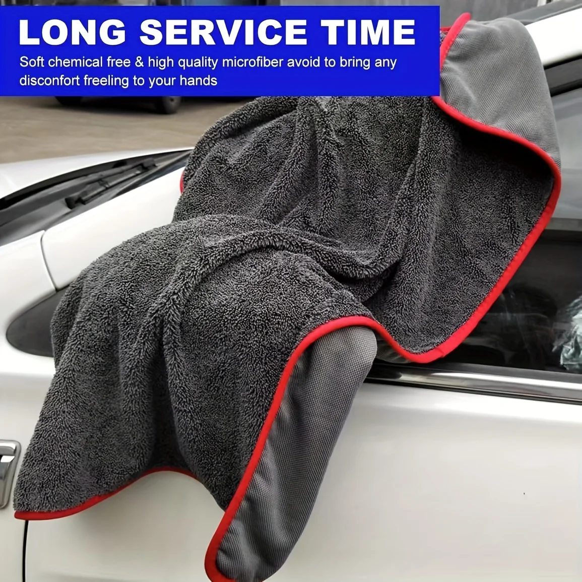 Ręcznik z mikrofibry do samoch – Microfiber Car Drying Towel Super Absorbent recenzja i cena