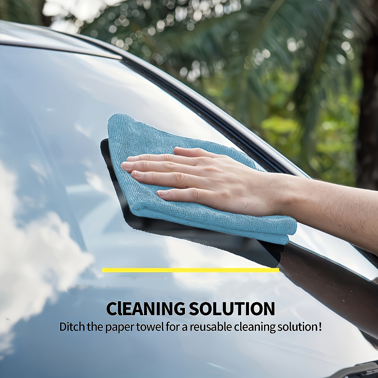 5-50 szt. Jasnoniebieskich ści – Microfiber Car Drying Towel Super Absorbent recenzja i cena