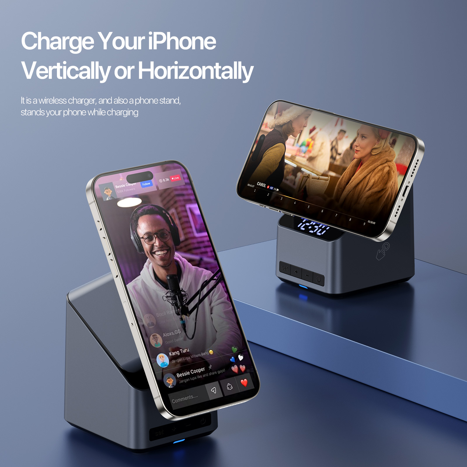 Magnetyczna bezprzewodowa łado – Wireless Car Charger Mount Fast Charging recenzja i cena