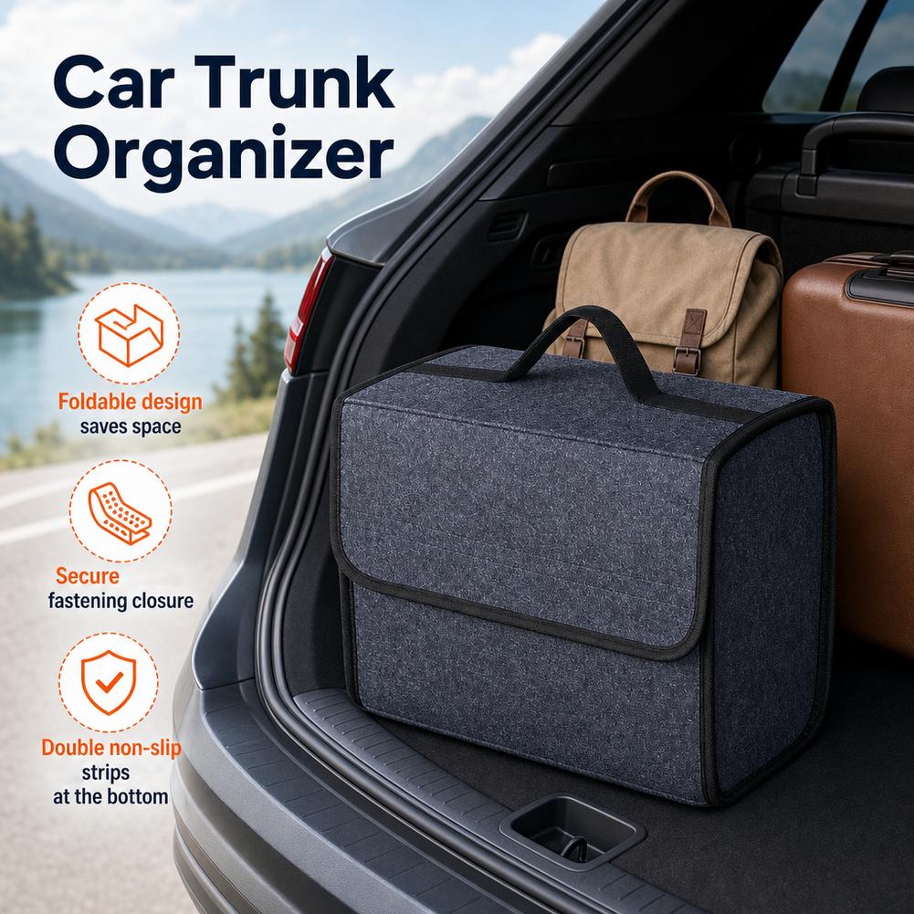 Uniwersalny organizer do bagaż – Car Trunk Organizer Foldable Storage Box recenzja i cena